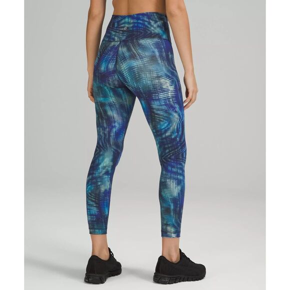 Lululemon Wunder Train High-Rise Tight 25" Shapeshifter Flux Blue Size 6 - Picture 2 of 9
